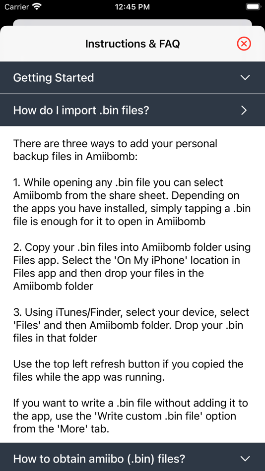 #4. Amiibomb - NFC Tool for Amiibo (iOS) Podle: RanduSoft SRL