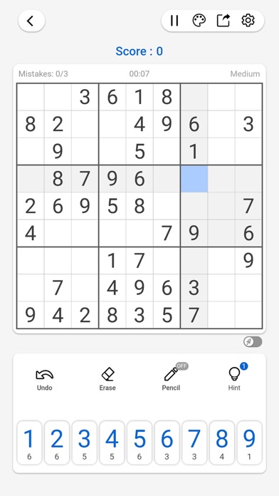 Sudoku - Number Brain Gamesのおすすめ画像2