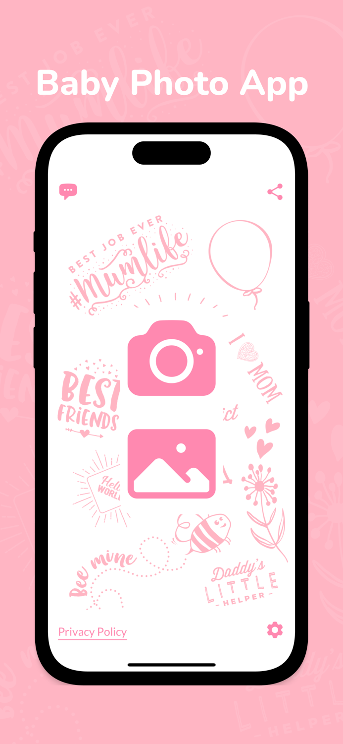 Baby Snap Photo Sticker