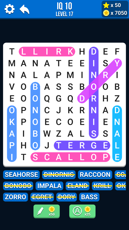 #5. Word Search IQ: Puzzle Games (iOS) 来自: Cool GamApp Limited