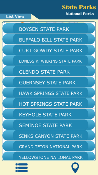 Wyoming - State Park Guide Screenshot