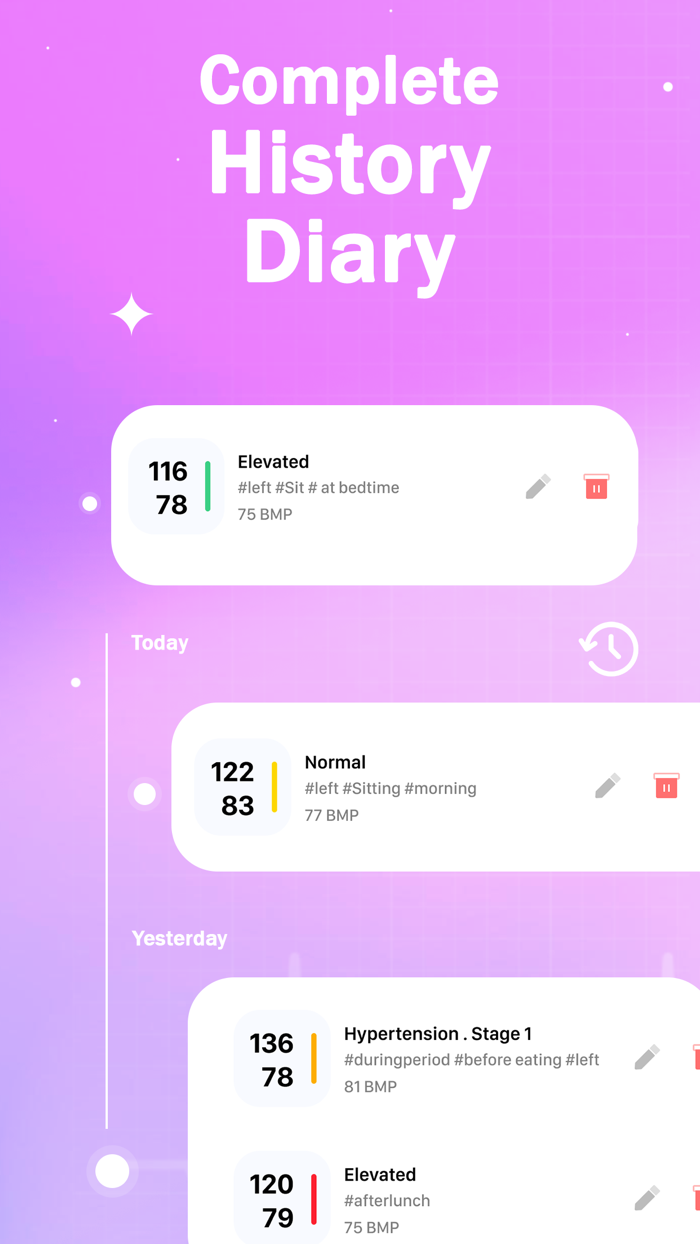 Blood Pressure Tracker BX