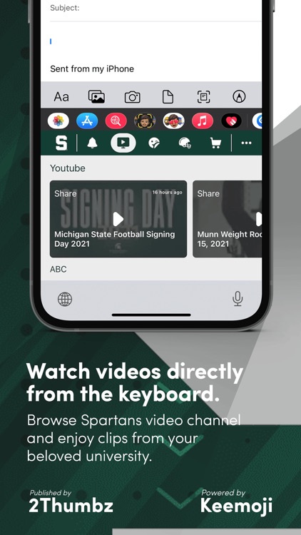 MSU Spartans Official Keyboard screenshot-4