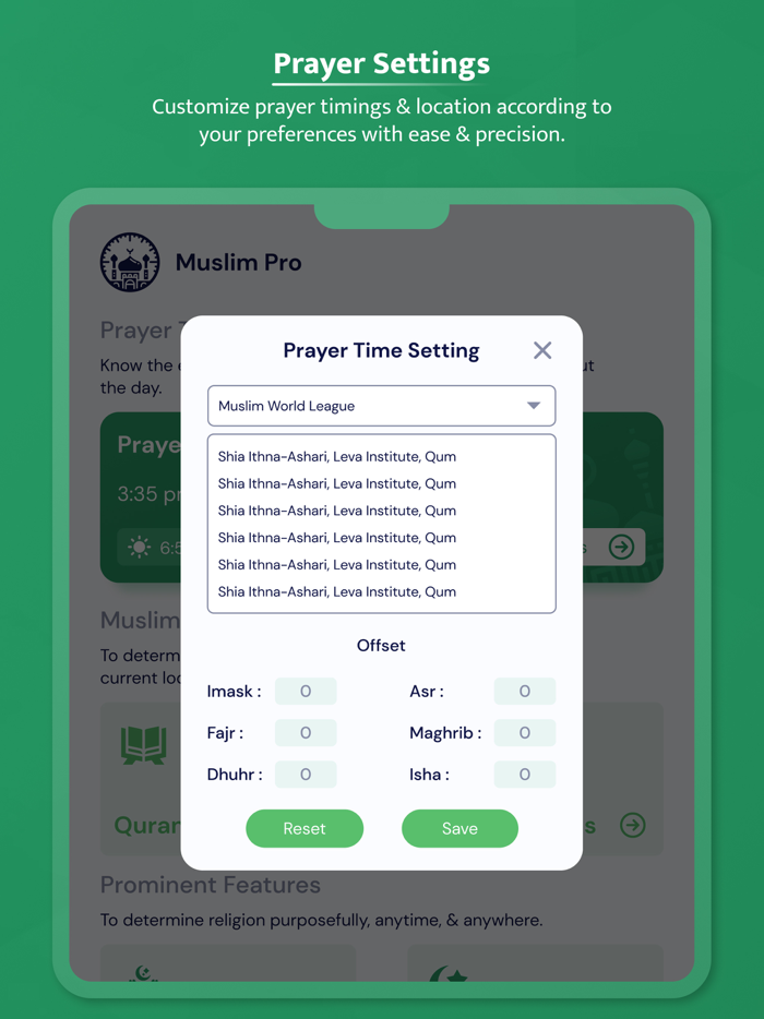 Pro Muslim Prayer Times