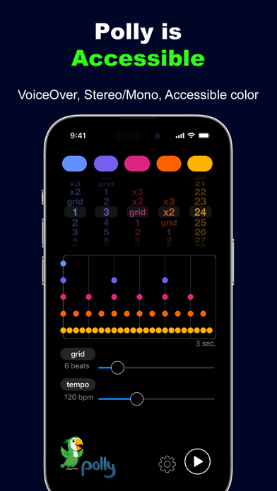 Polly - Polyrhythmic Metronome Screenshot