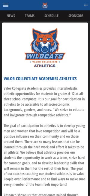 Valor Collegiate Academy - Team Home Valor Collegiate Academy