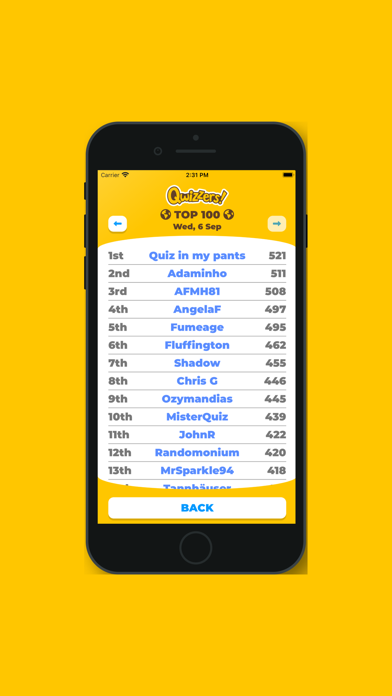 Qwizzers Screenshot