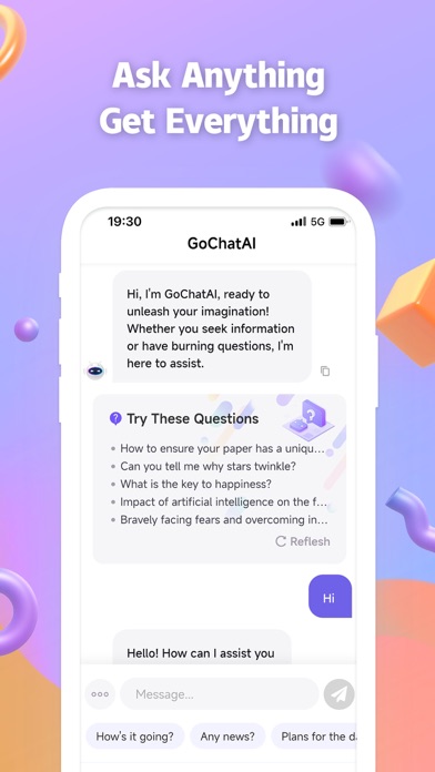 GoChatAI Screenshot