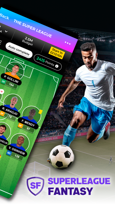 Superleague Fantasy Football Screenshot