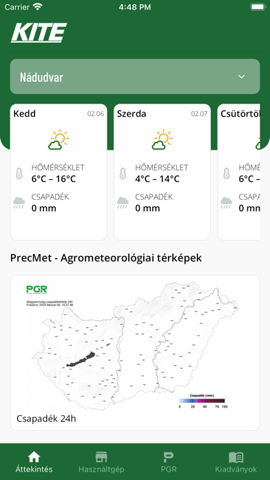 KITE Zrt. Screenshot