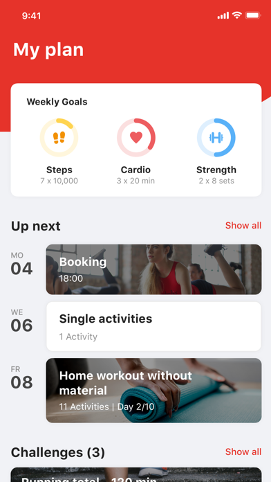 Me-Time Fitness Club Screenshot