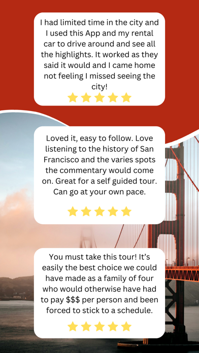 San Francisco Driving GPS Tour Screenshot
