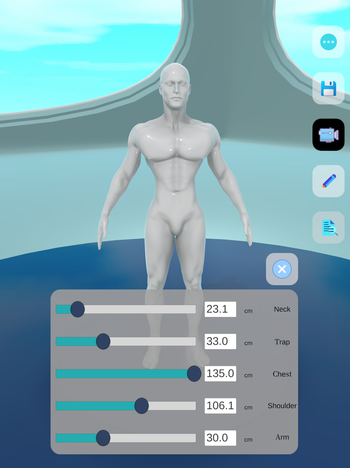 Body Number -3D body track