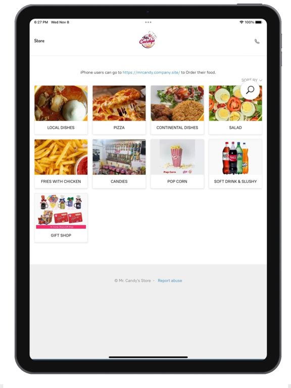 App screenshot
