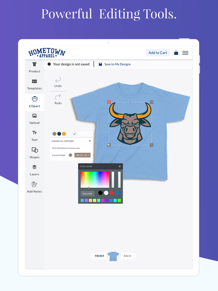 HA Custom T-Shirt Designer