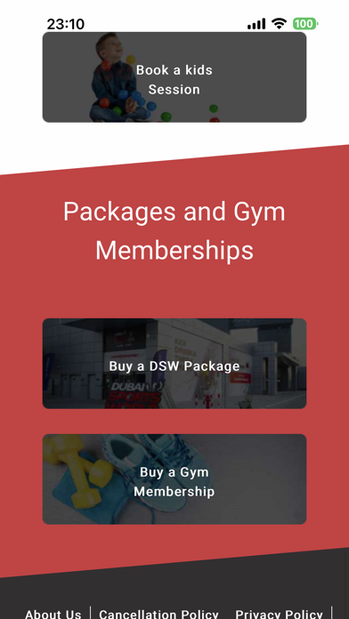 Dubai Sports World App Screenshot