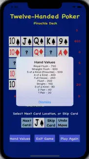 twelve-handed poker iphone screenshot 2