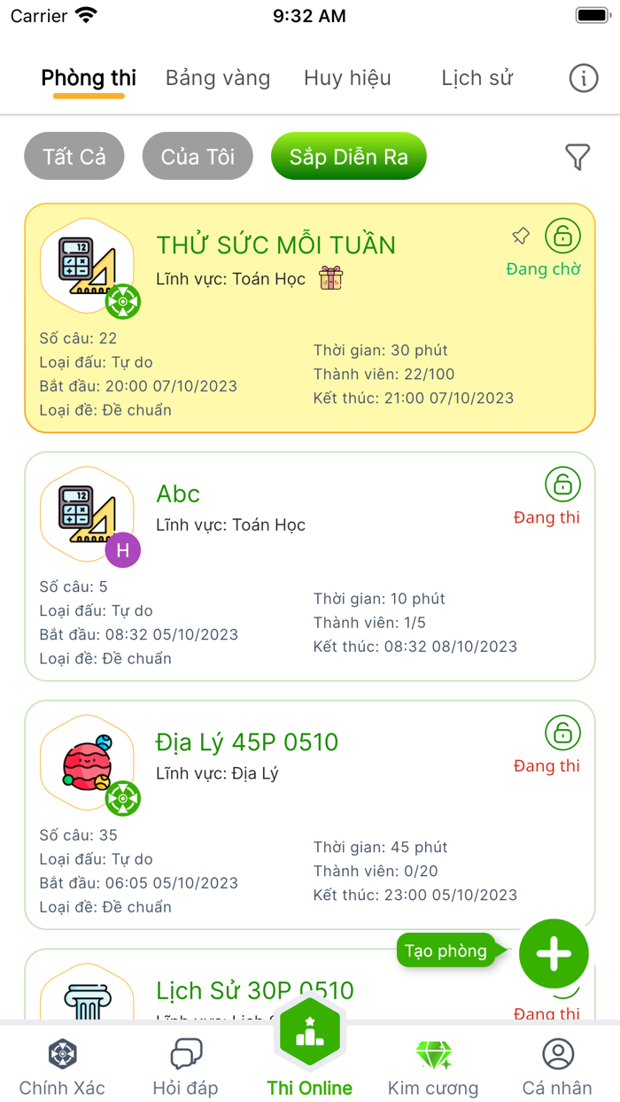 Thi Tốt Học thi đấu online