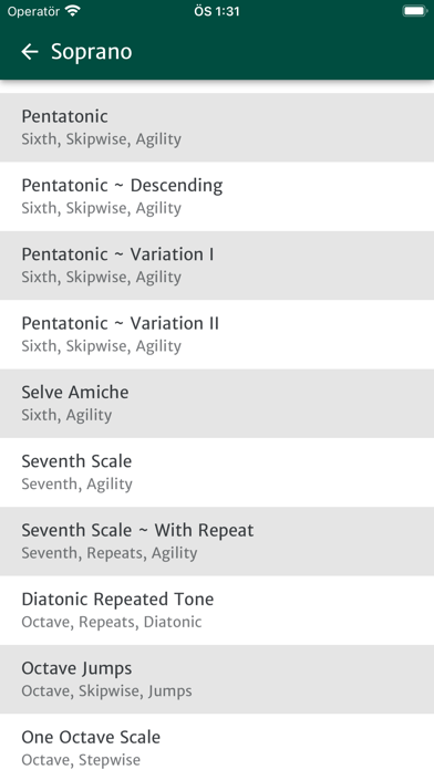 Bel Canto Serioso Screenshot