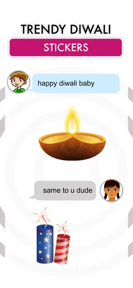 Game screenshot Diwali Stickers For iMessage! apk