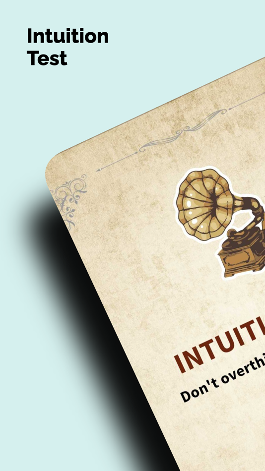 #1. Intuition Test (iOS) 由: Synthify Inc