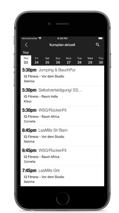 iQ Fitness im Quartier/Renchen Screenshot