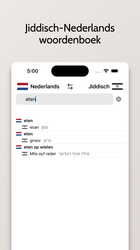 #1. Jiddisch-Nederlands (iOS) Podle: FB PUBLISHING LLC