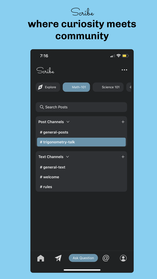 #1. Scribe - Connect & Learn (iOS) 由: Ahmed Buttar