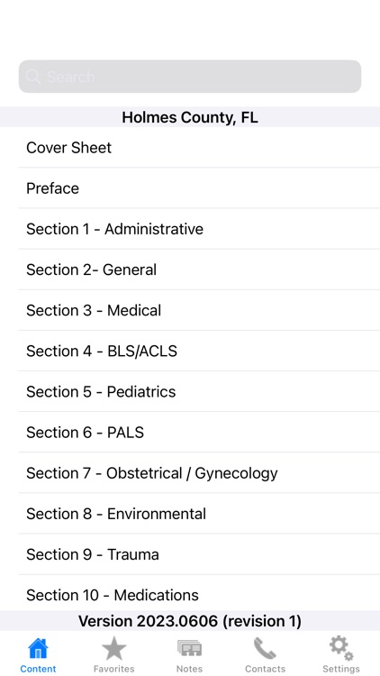 Holmes County FL EMS Protocols