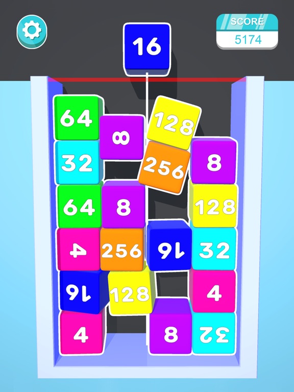 Screenshot #4 pour Jelly Merge 4096! Relax Puzzle