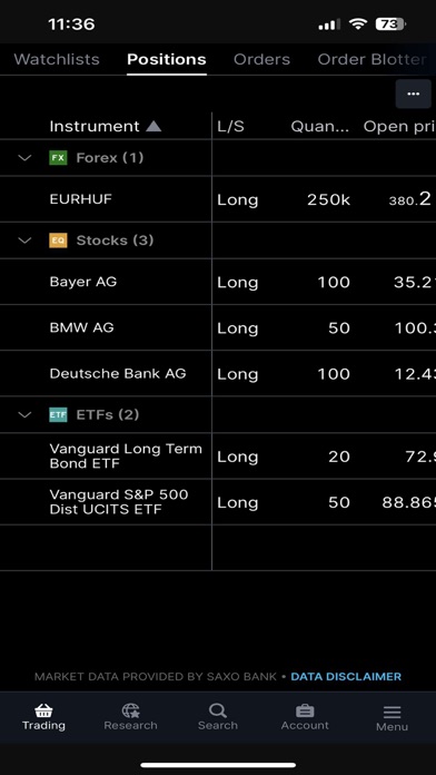 EquilorTraderGo Screenshot