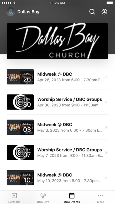 Dallas Bay Church Screenshot