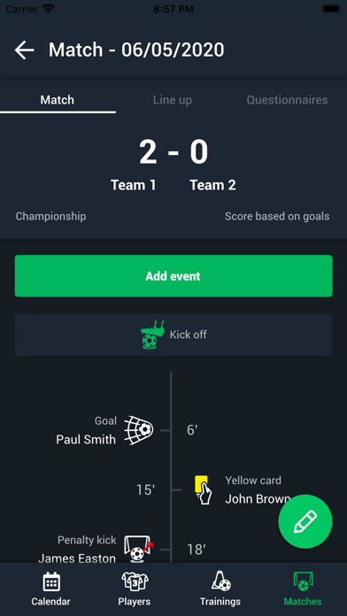 YouCoach Soccer App Screenshot