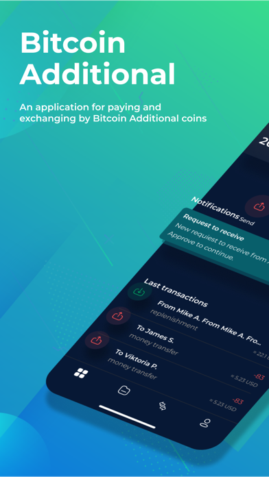 BTCa wallet Screenshot