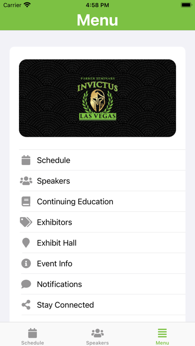 Parker Seminars Las Vegas 2024 Screenshot