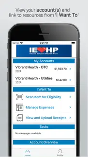 iehp vibrant health card iphone screenshot 1