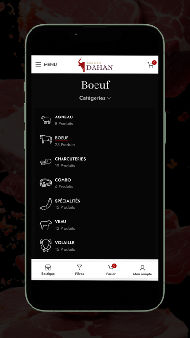 Boucherie DAHAN Screenshot