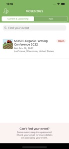 MOSES Organic Conference screenshot #2 for iPhone