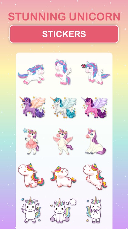 Stunning Unicorn Stickers