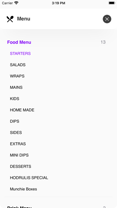 To Hodrulis Greek Takeaway Screenshot