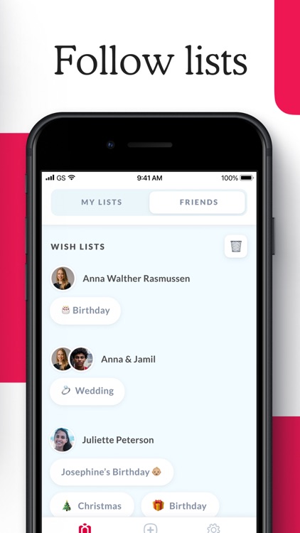 Cupio: Wish List App
