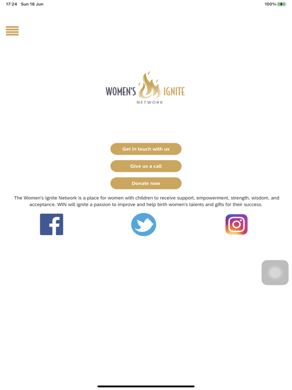 Womens Ignite Network iPad screenshot 1 - Reference app