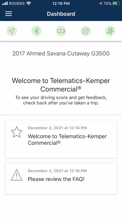 Telematics - Kemper Commercial Screenshot