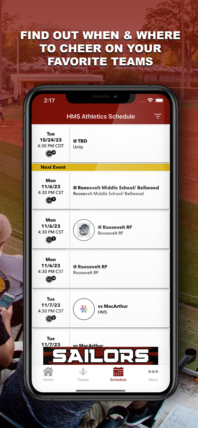 Heritage Middle School Sailors