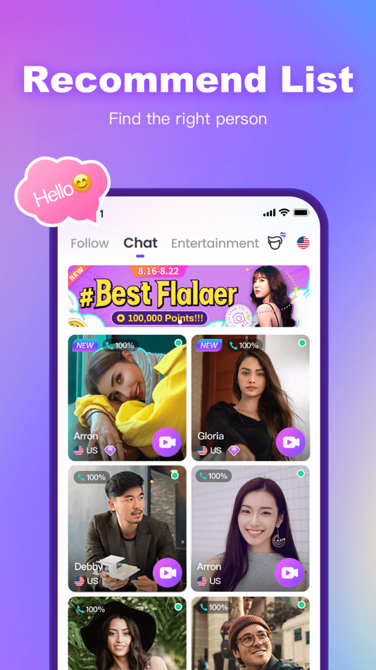 Flala - Live Stream,Live Chat - 4.5.1 - (iOS)