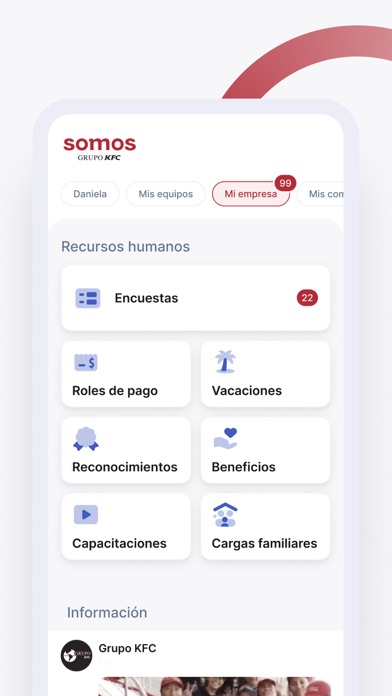 Grupo KFC Ecuador Screenshot