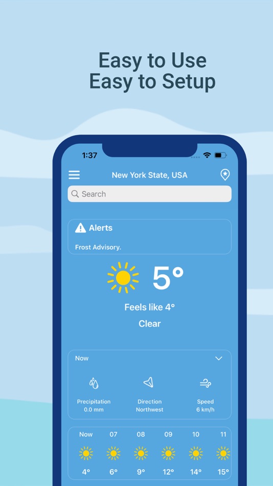 #2. Dark Sky Tech Weather App (iOS) 作者: Hyperlocal Weather App Yazilim Limited Sirketi