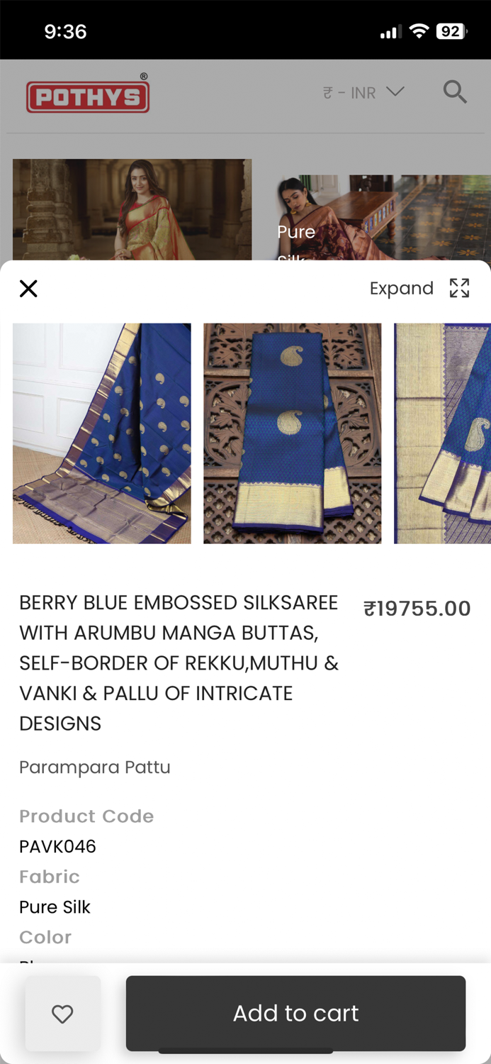 Pothys Aalayam of Silks