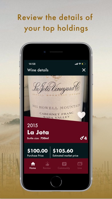 CELLR: Curate your wine life Screenshot