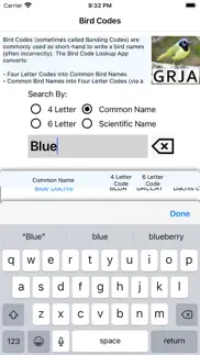 bird code lookup iphone screenshot 4